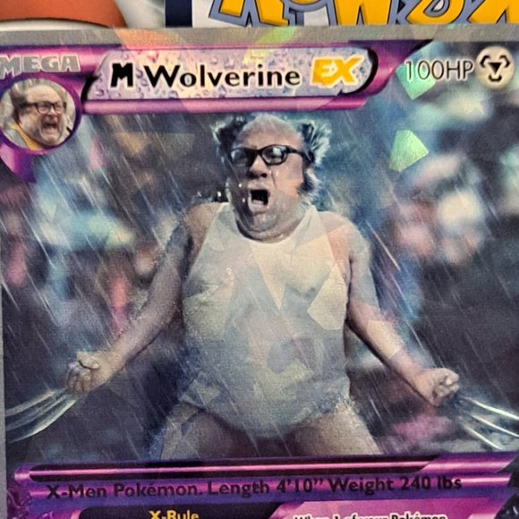 Danny Devito As Wolverine Pokemon Card - Picture 3 of 8
